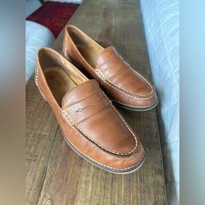 Sperry Women's Seaport Croc Nubuck Penny Loafer